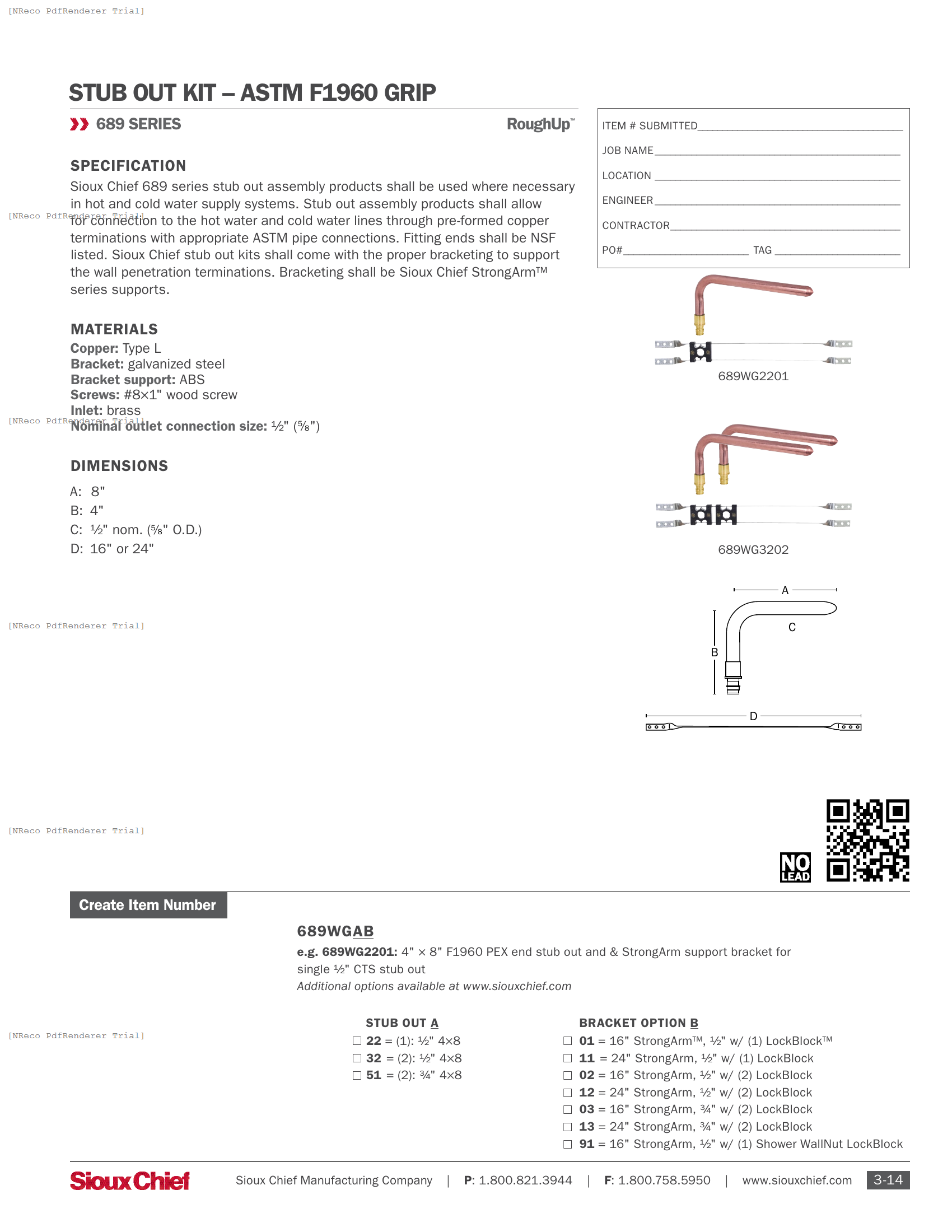 689 SERIES - POWERPEX F1960 ROUGHUP - SPEC SHEET.PDF Specification Document